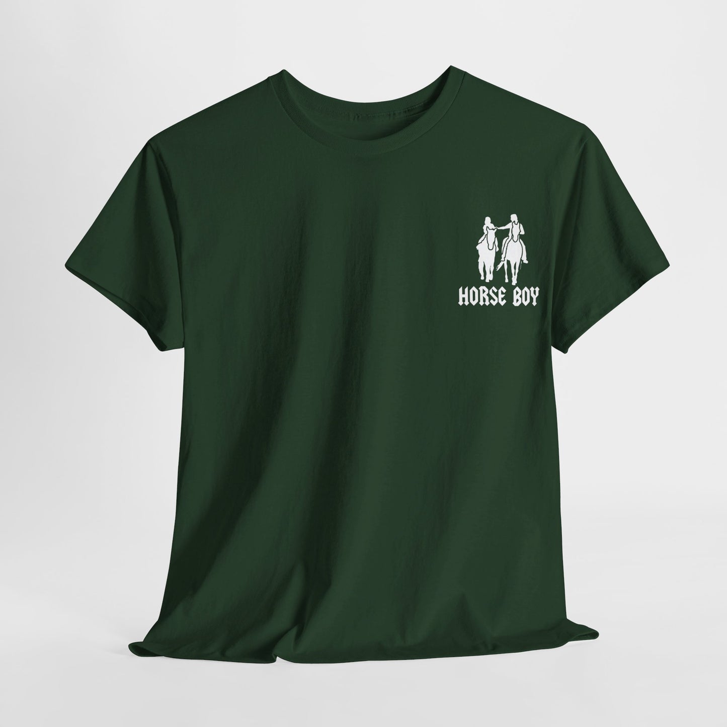 EU Printer - Horse Boy - Unisex Heavy Cotton Tee