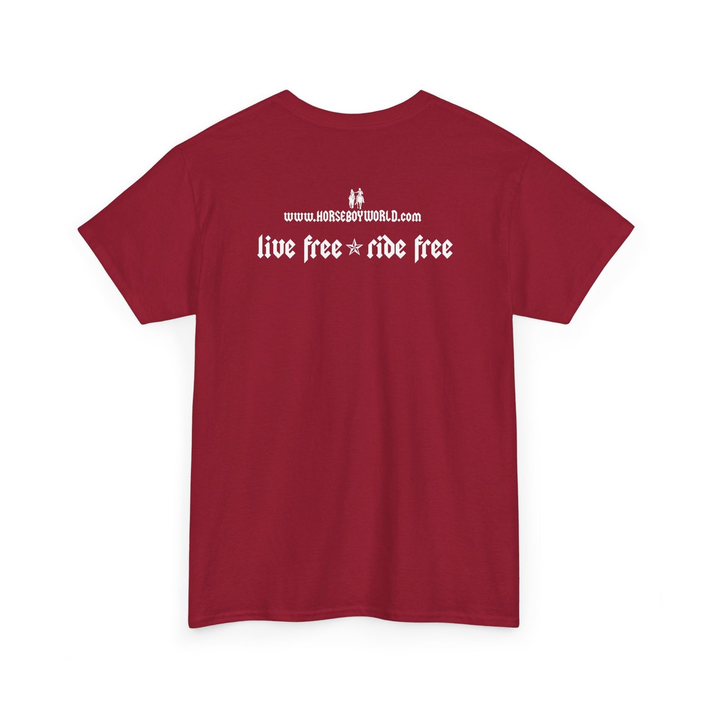 EU Printer - Horse Boy - Unisex Heavy Cotton Tee