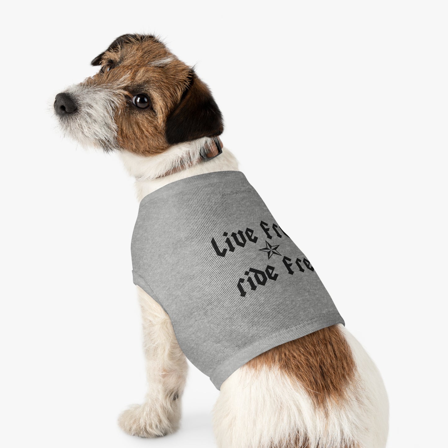 Live Free Ride Free Pet Tank Top