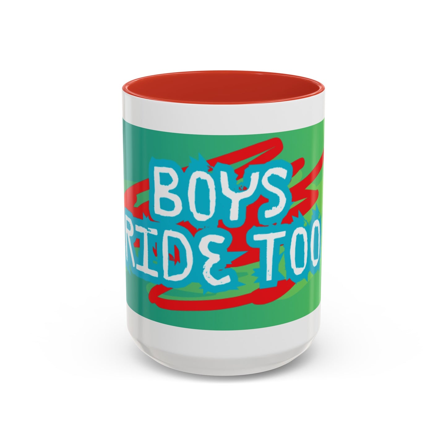Boys Ride Too - US - Coffee Mug (11, 15oz)