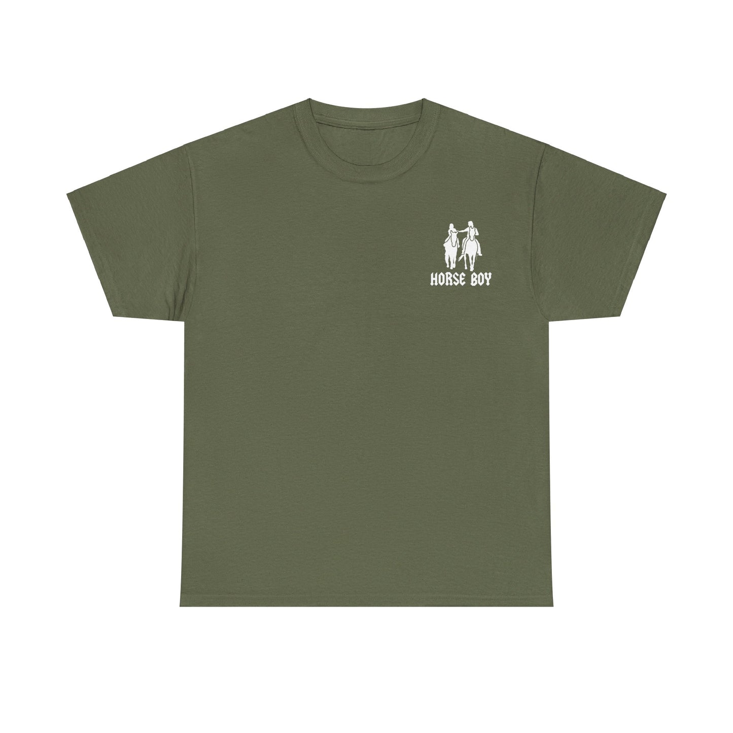 EU Printer - Horse Boy - Unisex Heavy Cotton Tee