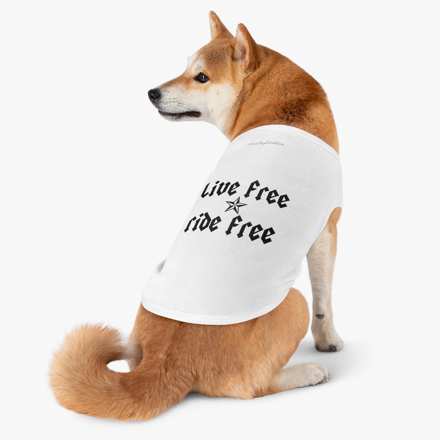 Live Free Ride Free Pet Tank Top