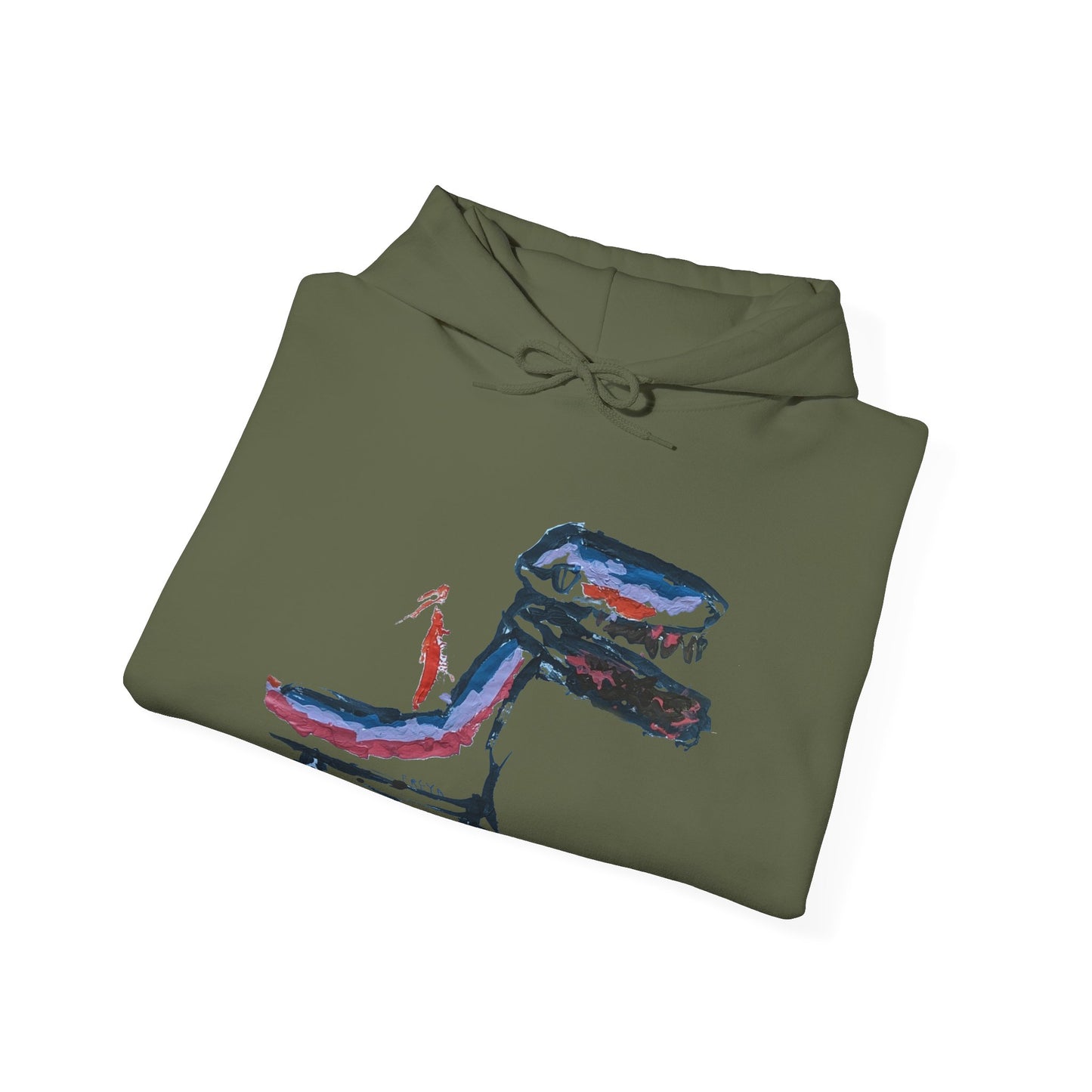 Dragon Rider - Designed by Freya age 5 - Unisex Heavy Blend™ Hooded Sweatshirt