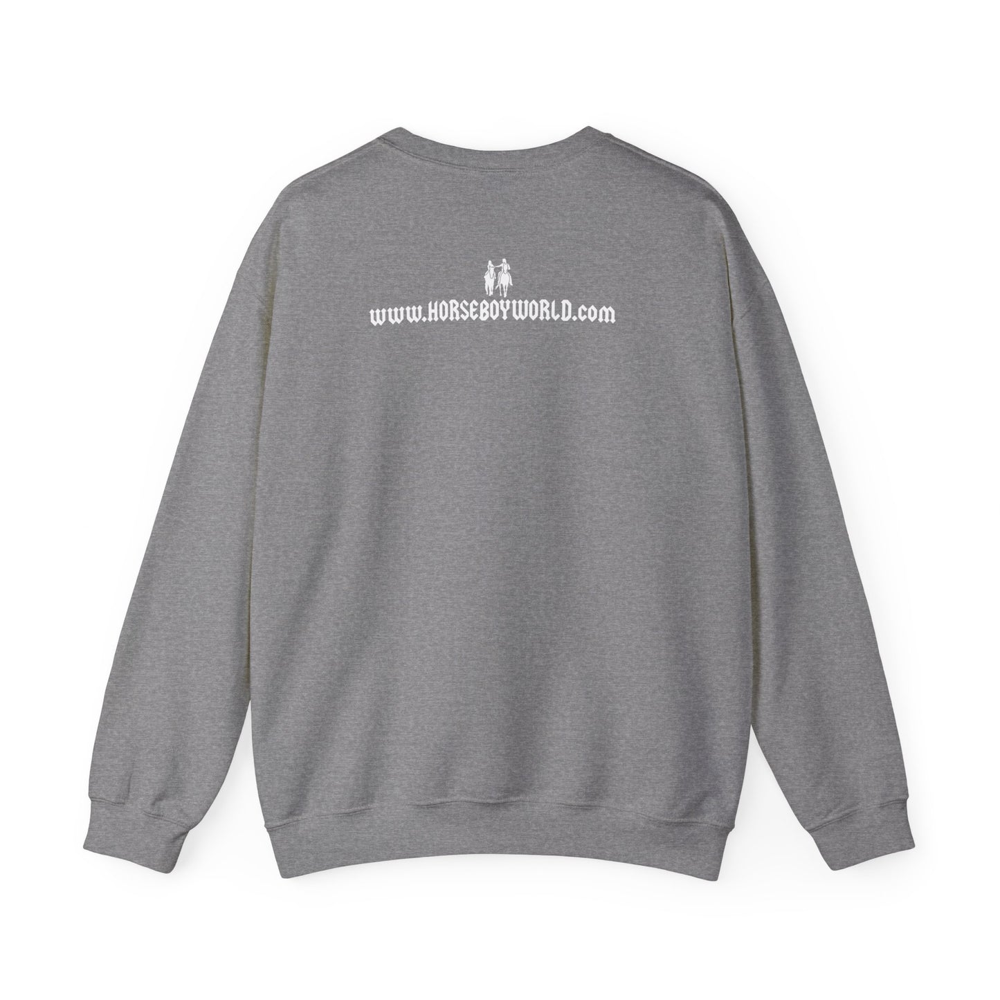 Live Free Ride Free - Light Letters - Unisex Heavy Blend™ Crewneck Sweatshirt