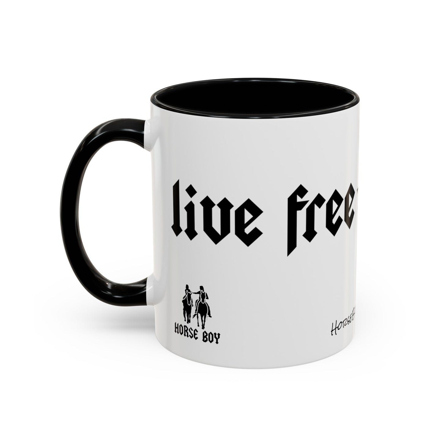 US - Live Free Ride Free - Accent Coffee Mug, 11oz