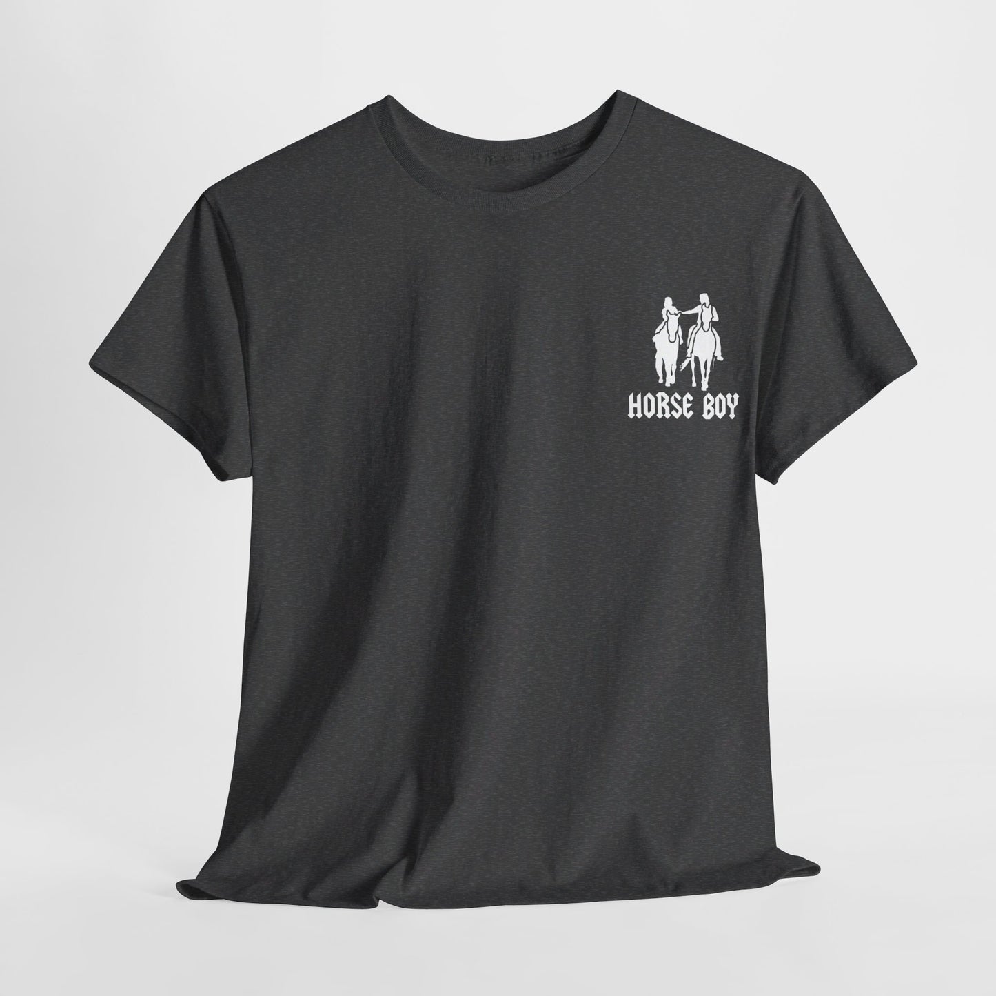 EU Printer - Horse Boy - Unisex Heavy Cotton Tee