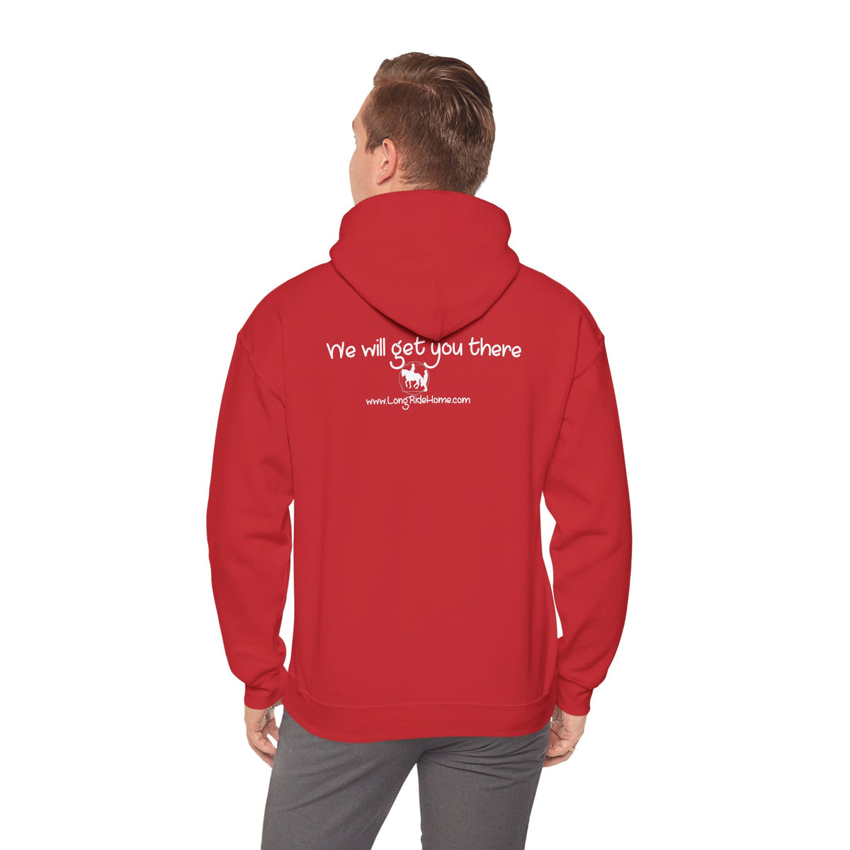 Long Ride Home White Logo Hoodie