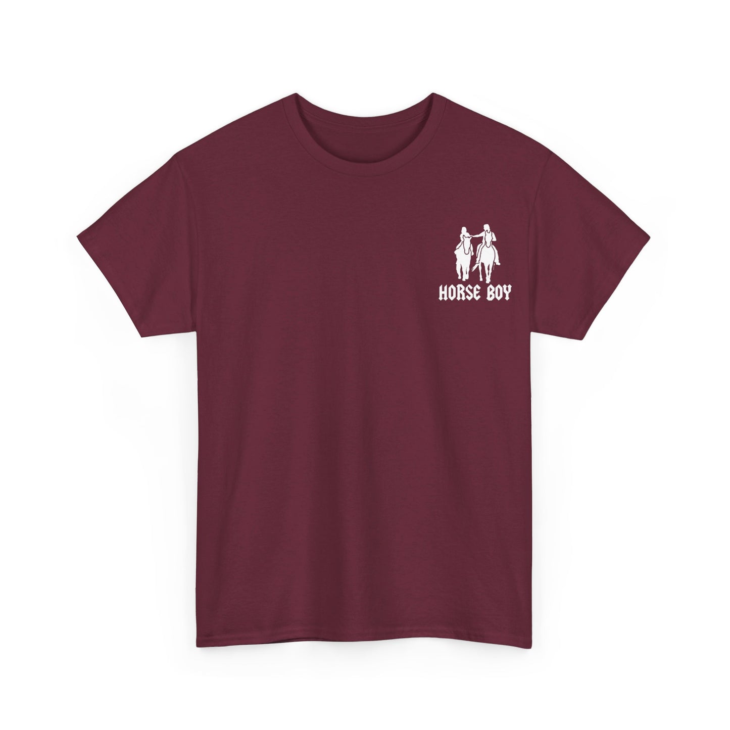 EU Printer - Horse Boy - Unisex Heavy Cotton Tee