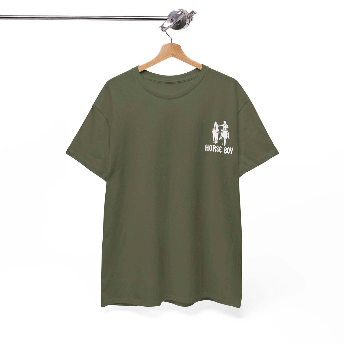 EU Printer - Horse Boy - Unisex Heavy Cotton Tee