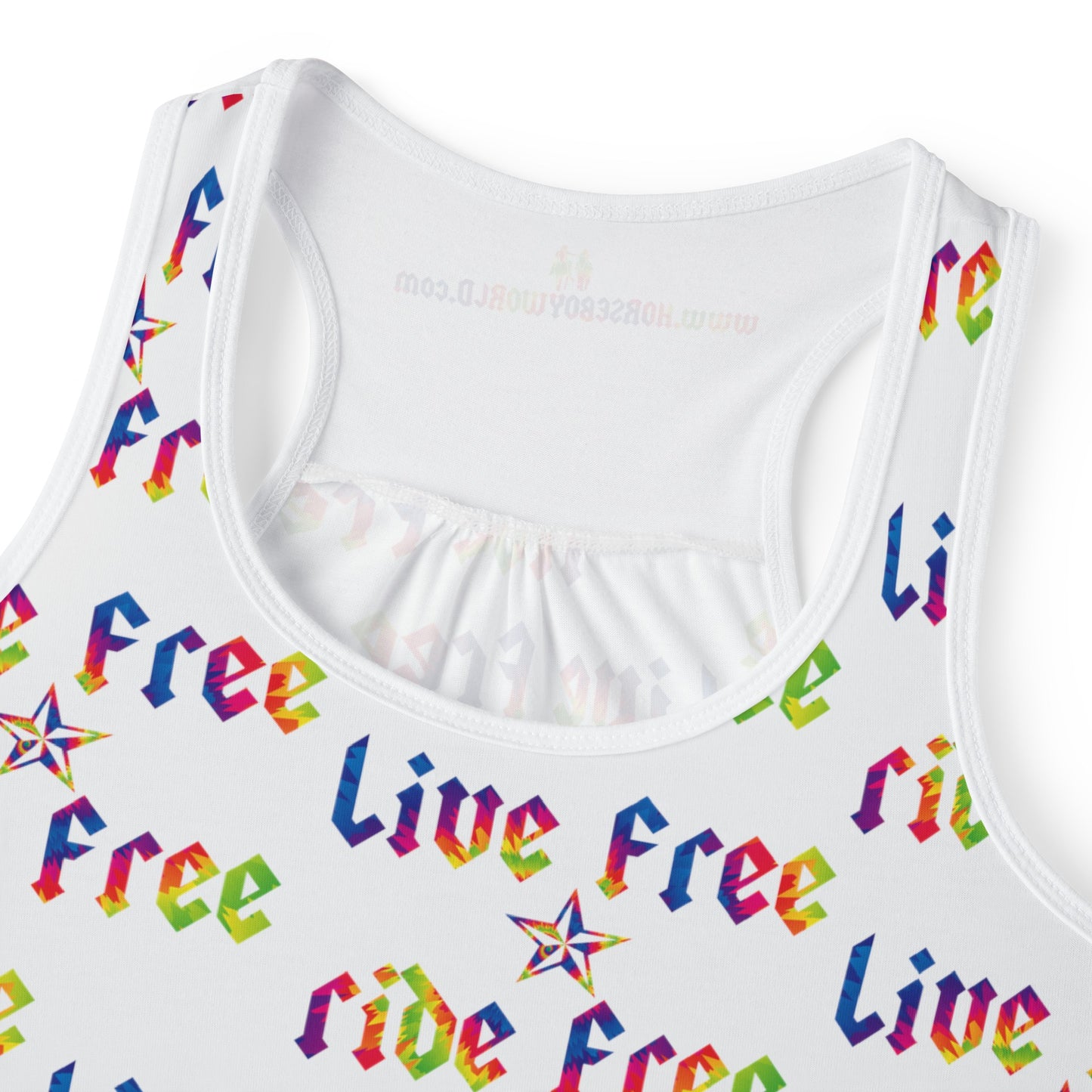 Live Free Ride Free - Women's Tank Top (AOP)