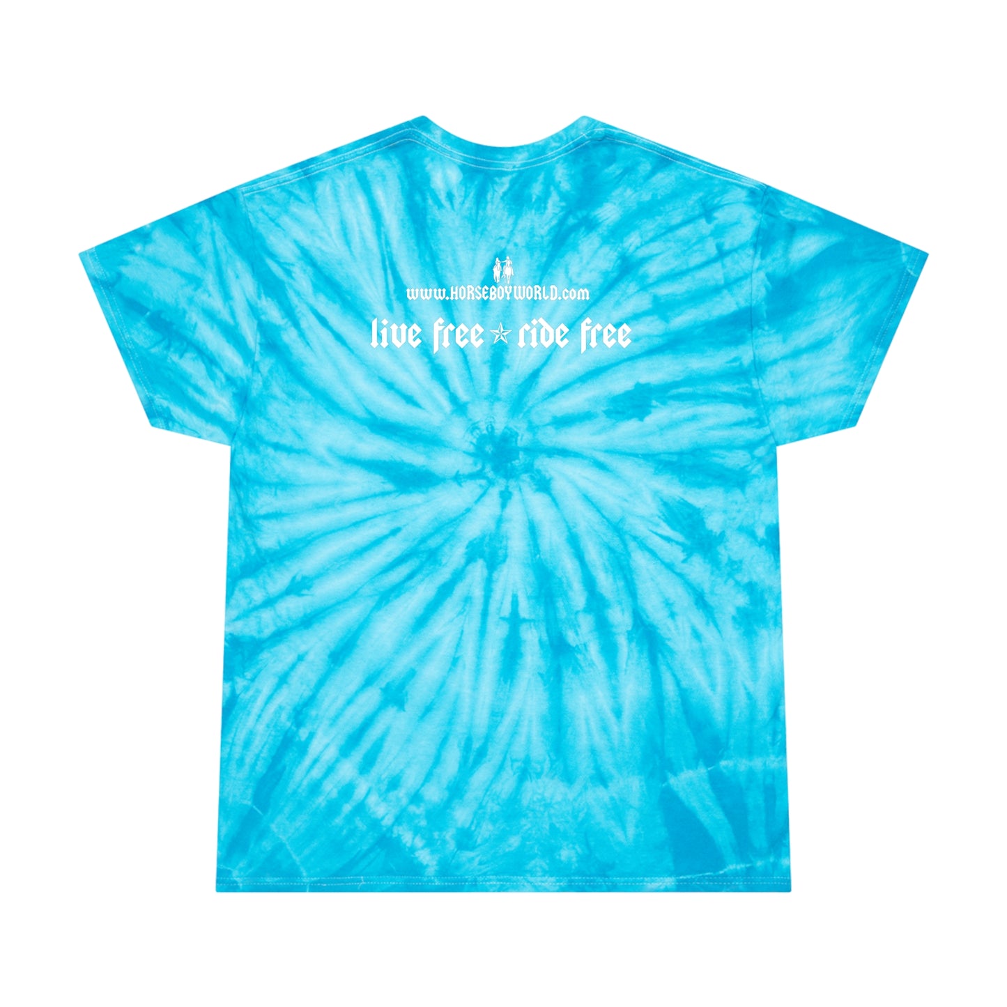 Live Free Ride Free - Tie-Dye Tee, Cyclone