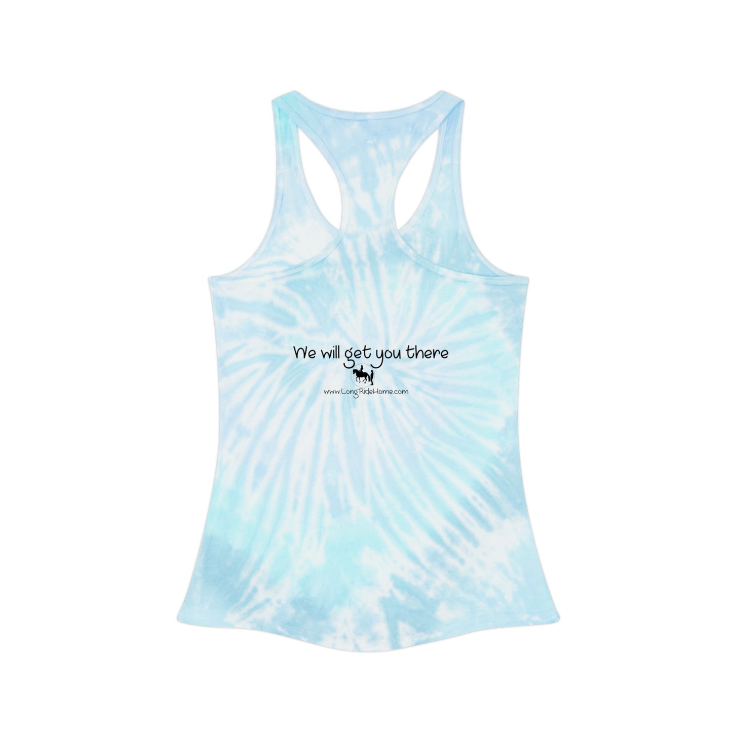 Long Ride Home - Tie Dye Racerback Tank Top