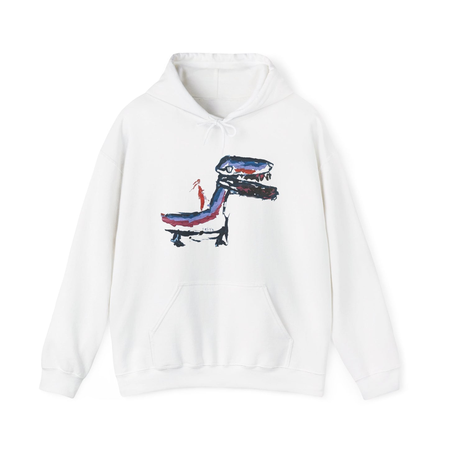 Dragon Rider - Designed by Freya age 5 - Unisex Heavy Blend™ Hooded Sweatshirt