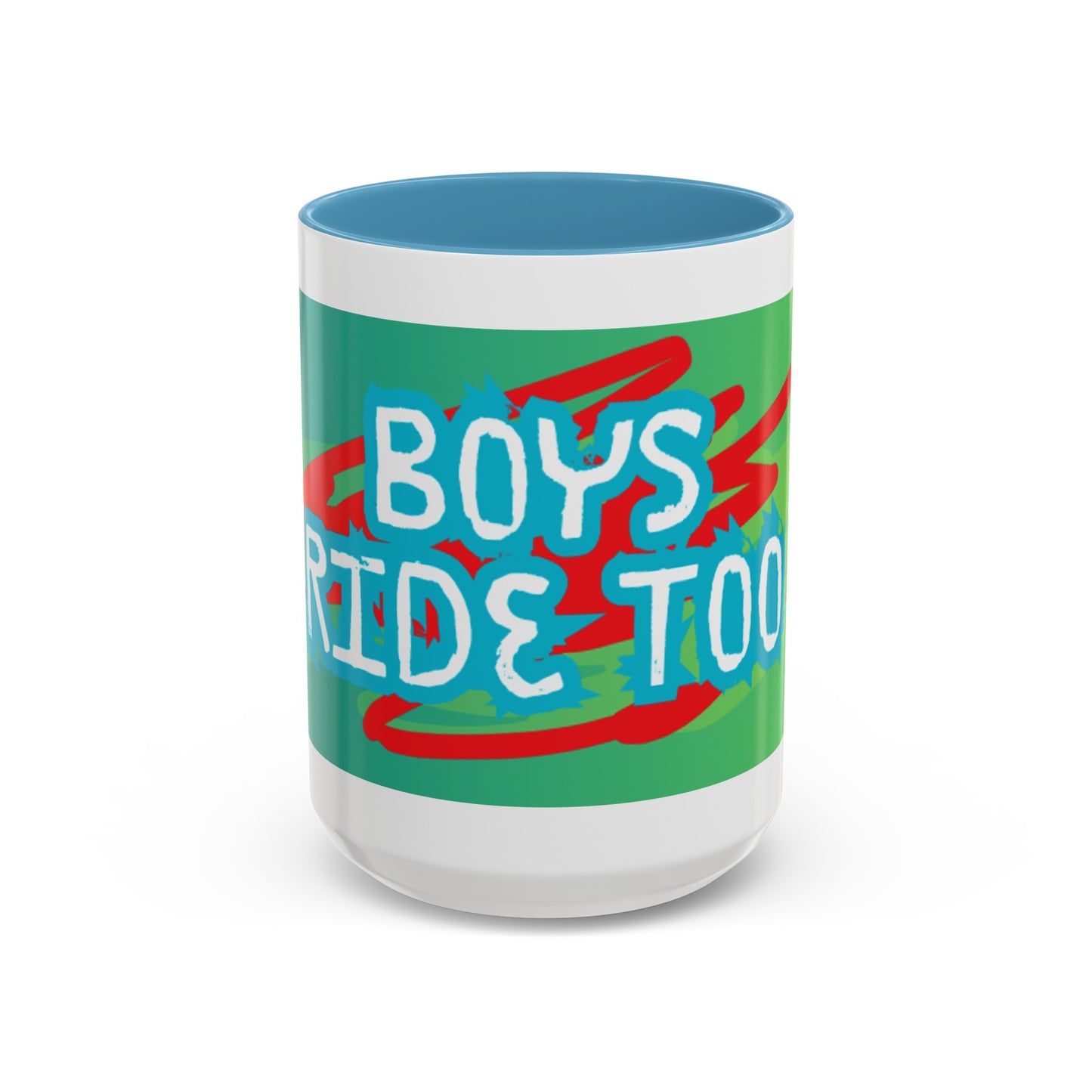 Boys Ride Too - US - Coffee Mug (11, 15oz)