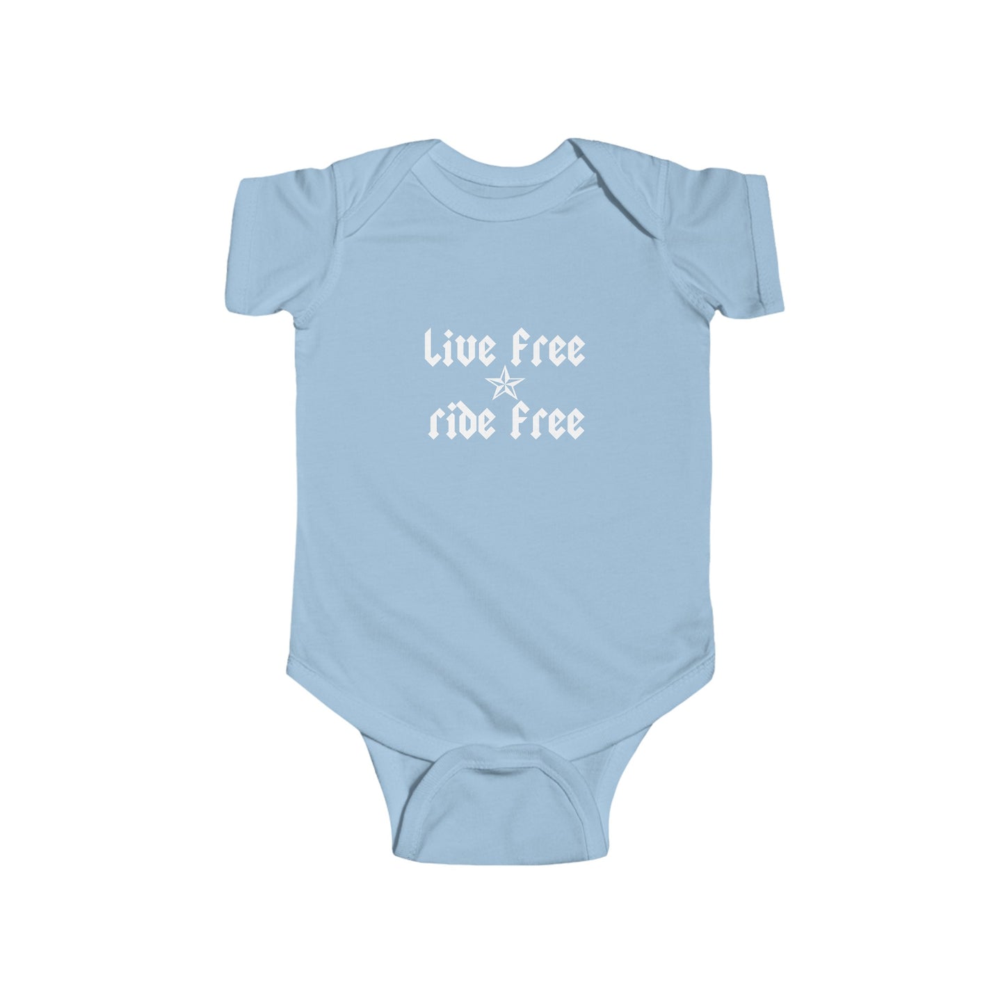 Live Free Ride Free - Infant Fine Jersey Bodysuit