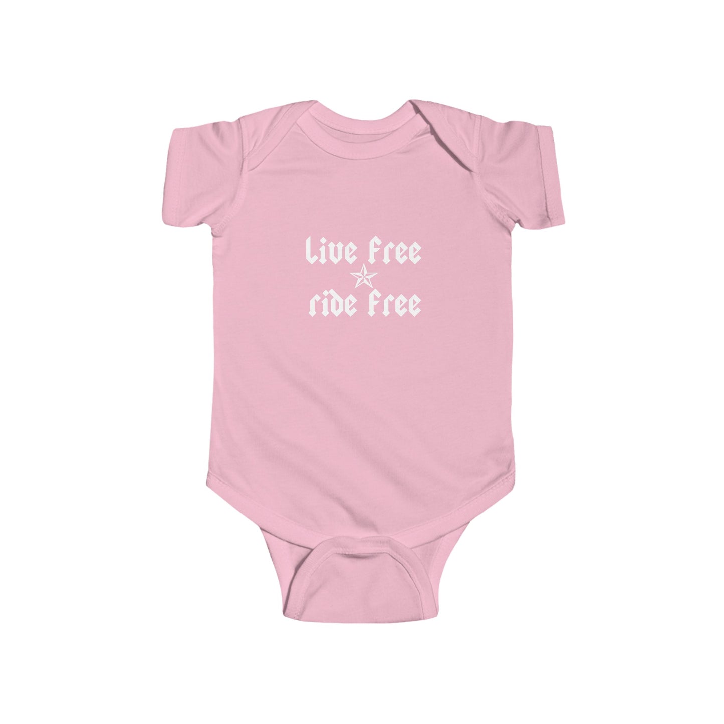 Live Free Ride Free - Infant Fine Jersey Bodysuit
