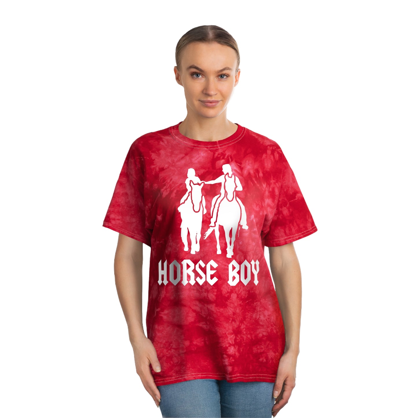 Horse Boy - Tie-Dye Tee, Crystal