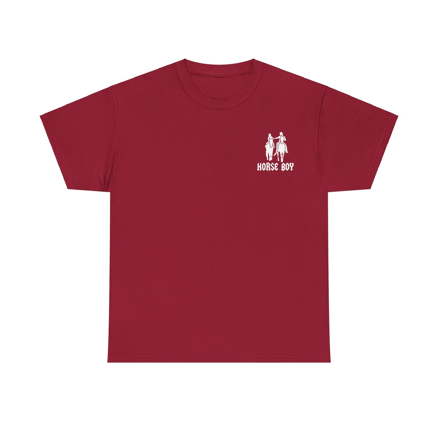 EU Printer - Horse Boy - Unisex Heavy Cotton Tee