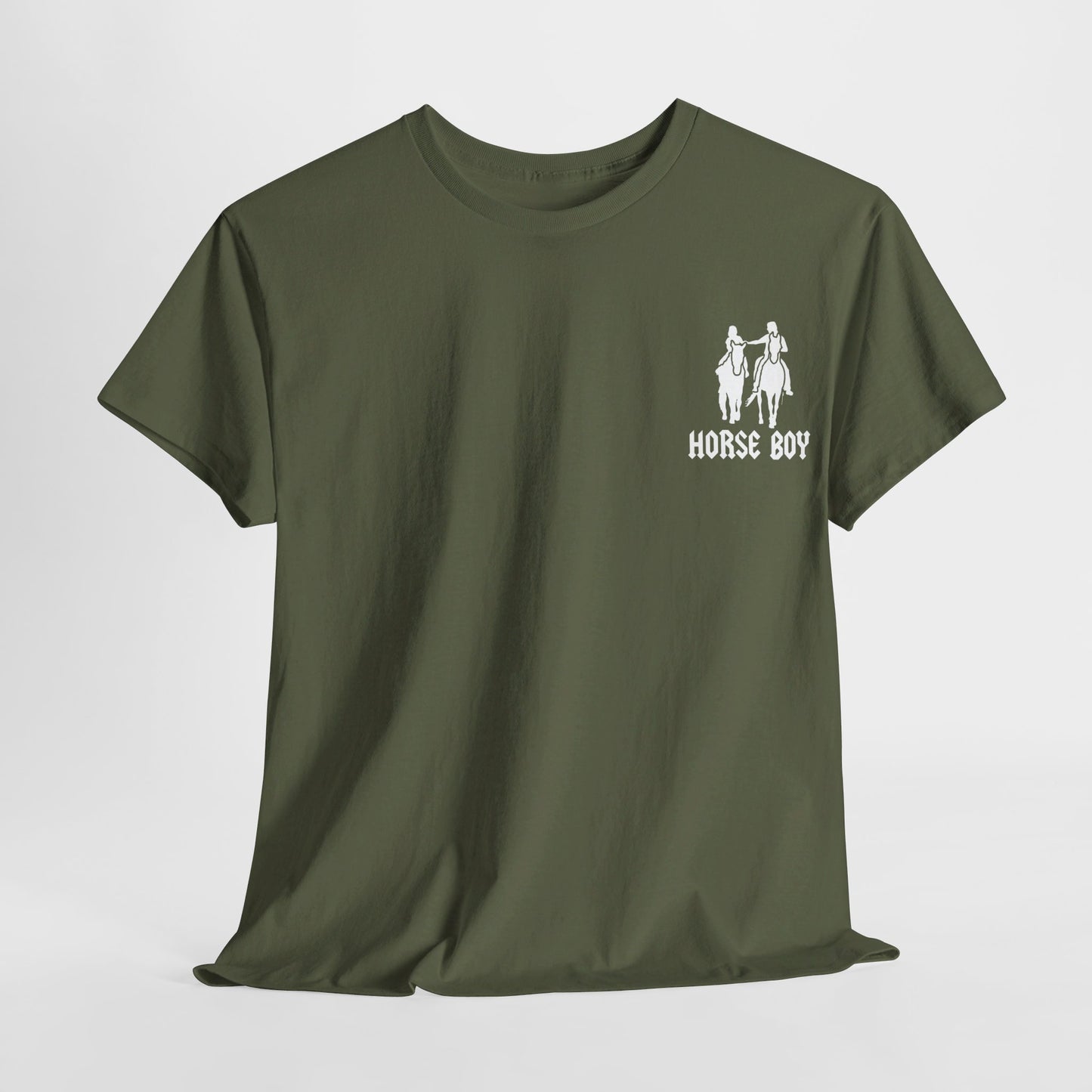 EU Printer - Horse Boy - Unisex Heavy Cotton Tee