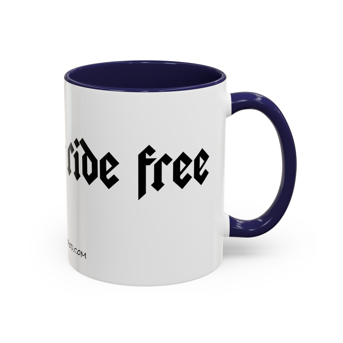 US - Live Free Ride Free - Accent Coffee Mug, 11oz