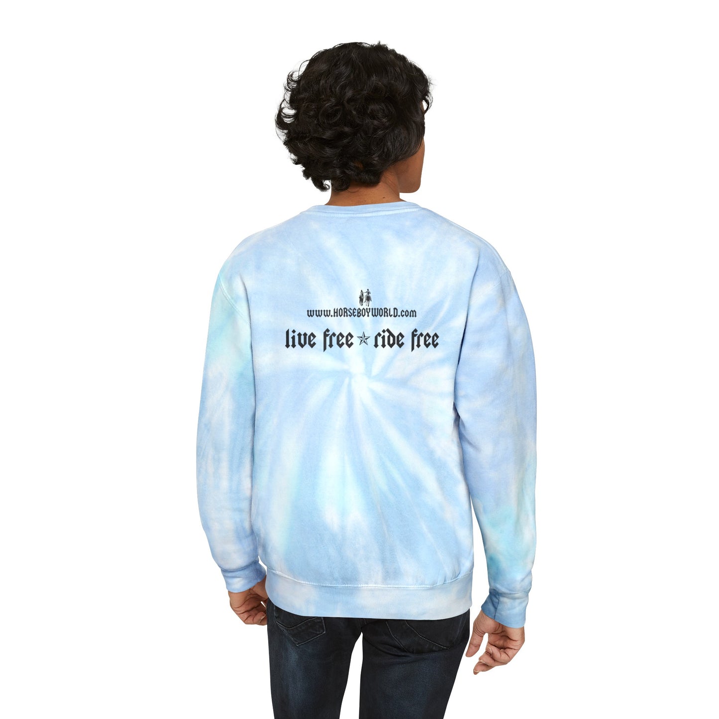 Horse Boy Tie Dye - Unisex Sweatshirt