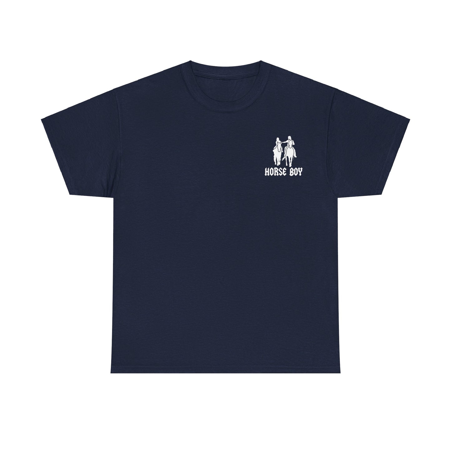 EU Printer - Horse Boy - Unisex Heavy Cotton Tee