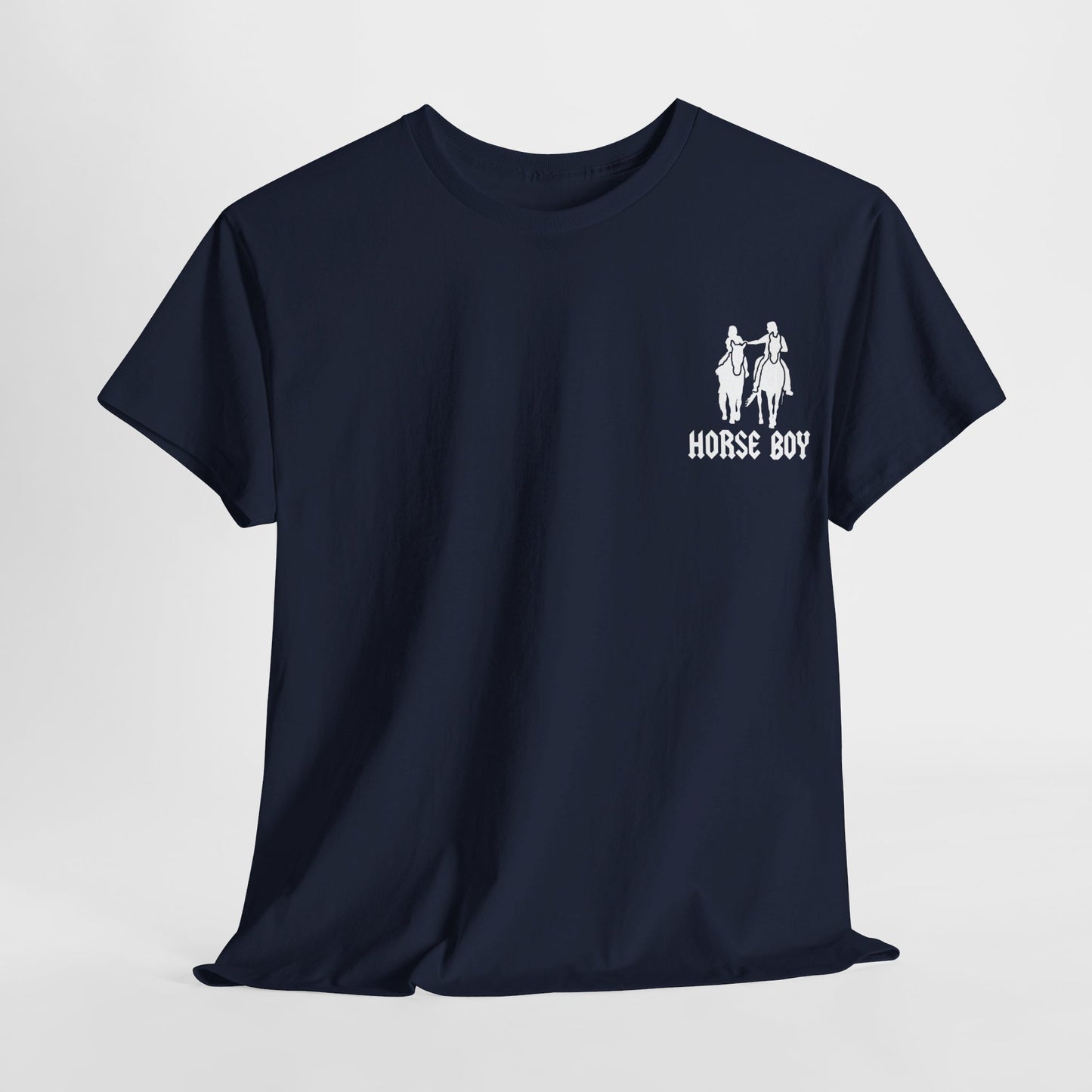 EU Printer - Horse Boy - Unisex Heavy Cotton Tee