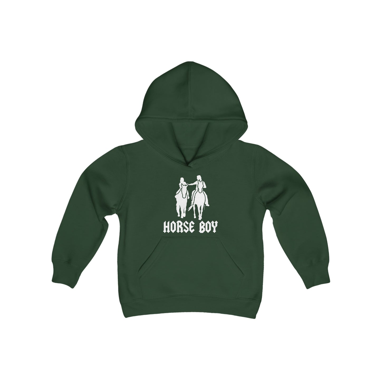 Horse Boy - Youth Heavy Blend Hooded Sweatshirt