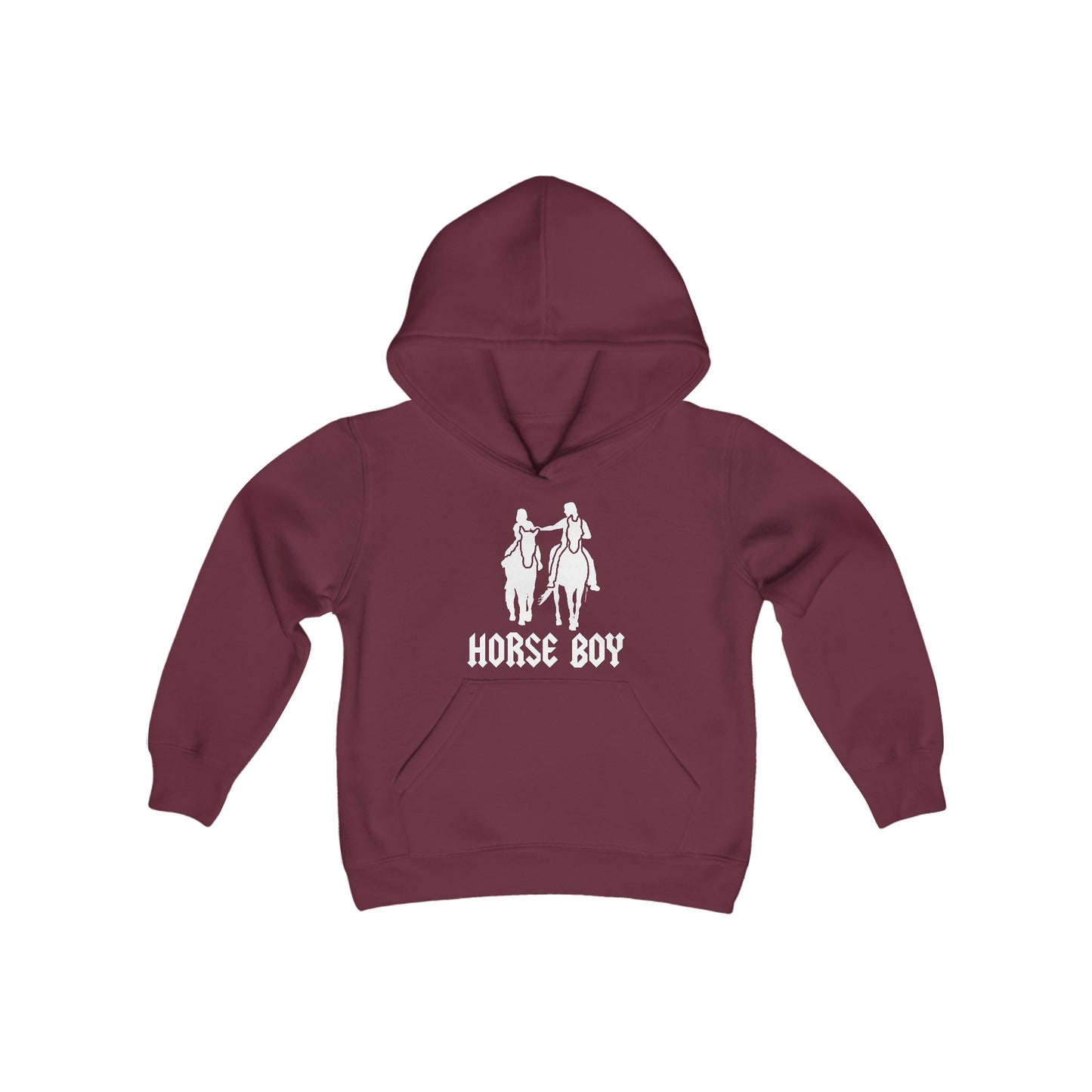 Horse Boy - Youth Heavy Blend Hooded Sweatshirt