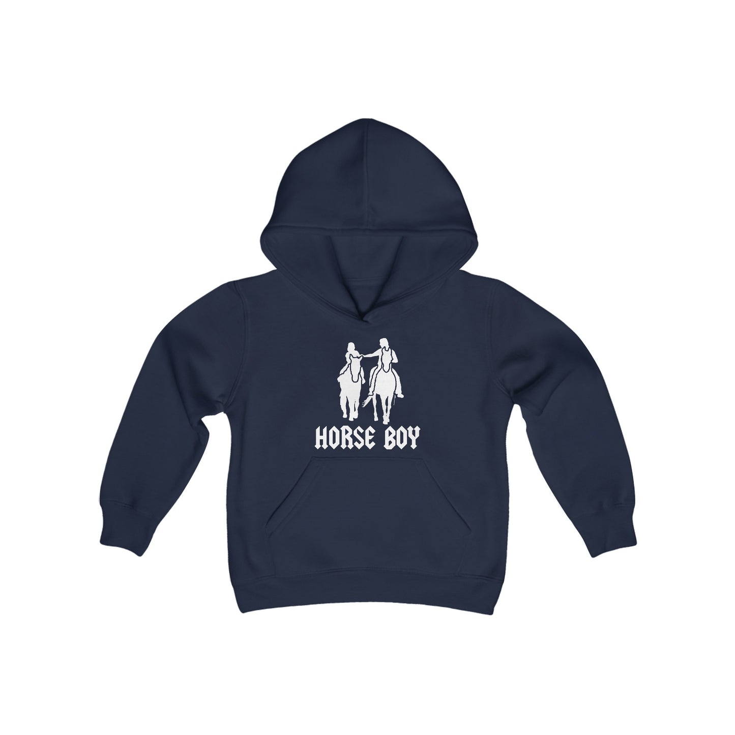 Horse Boy - Youth Heavy Blend Hooded Sweatshirt