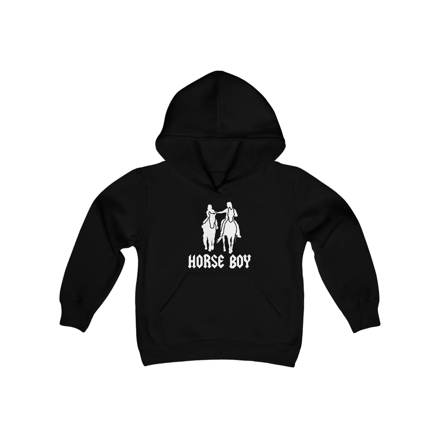 Horse Boy - Youth Heavy Blend Hooded Sweatshirt