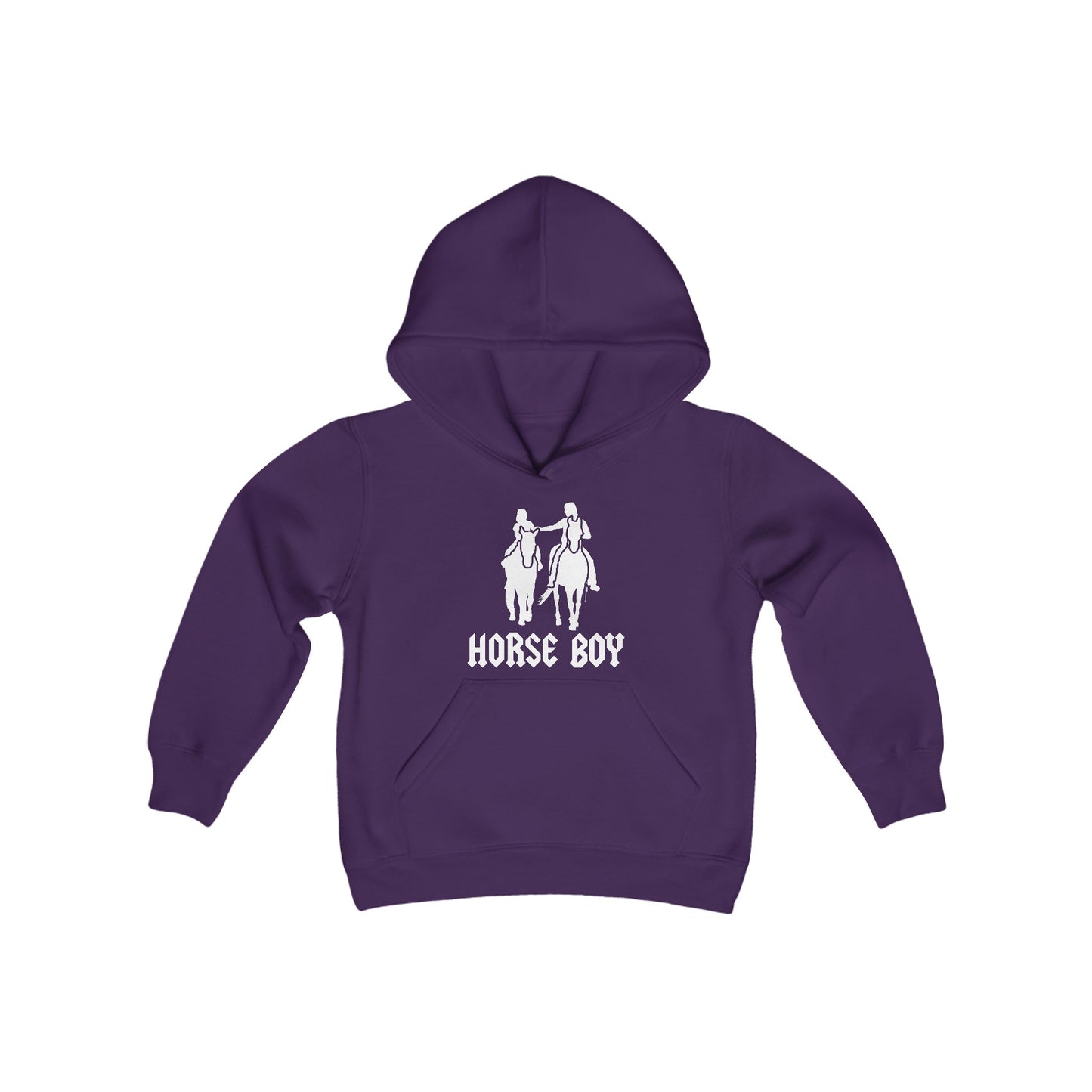 Horse Boy - Youth Heavy Blend Hooded Sweatshirt
