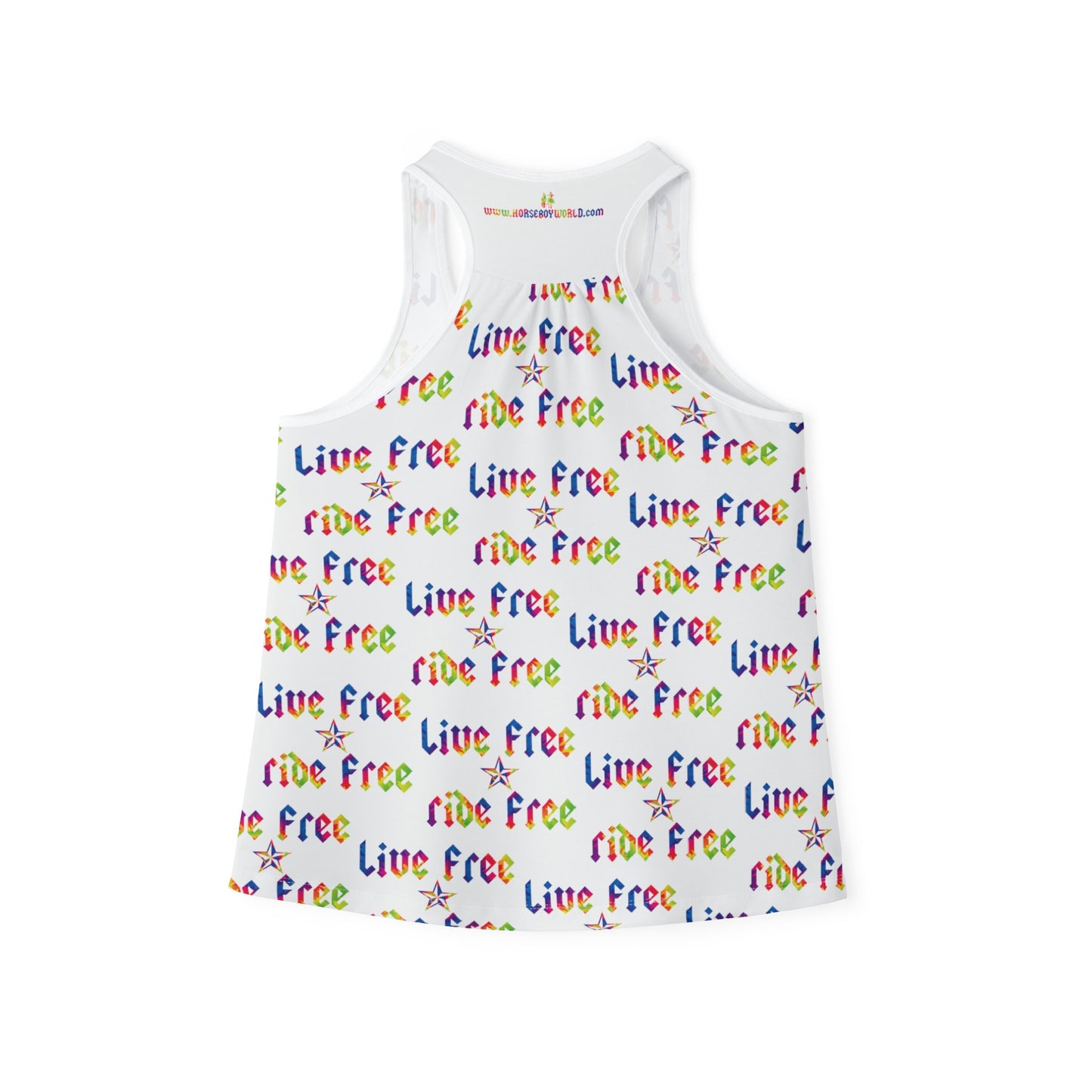Live Free Ride Free - Women's Tank Top (AOP)