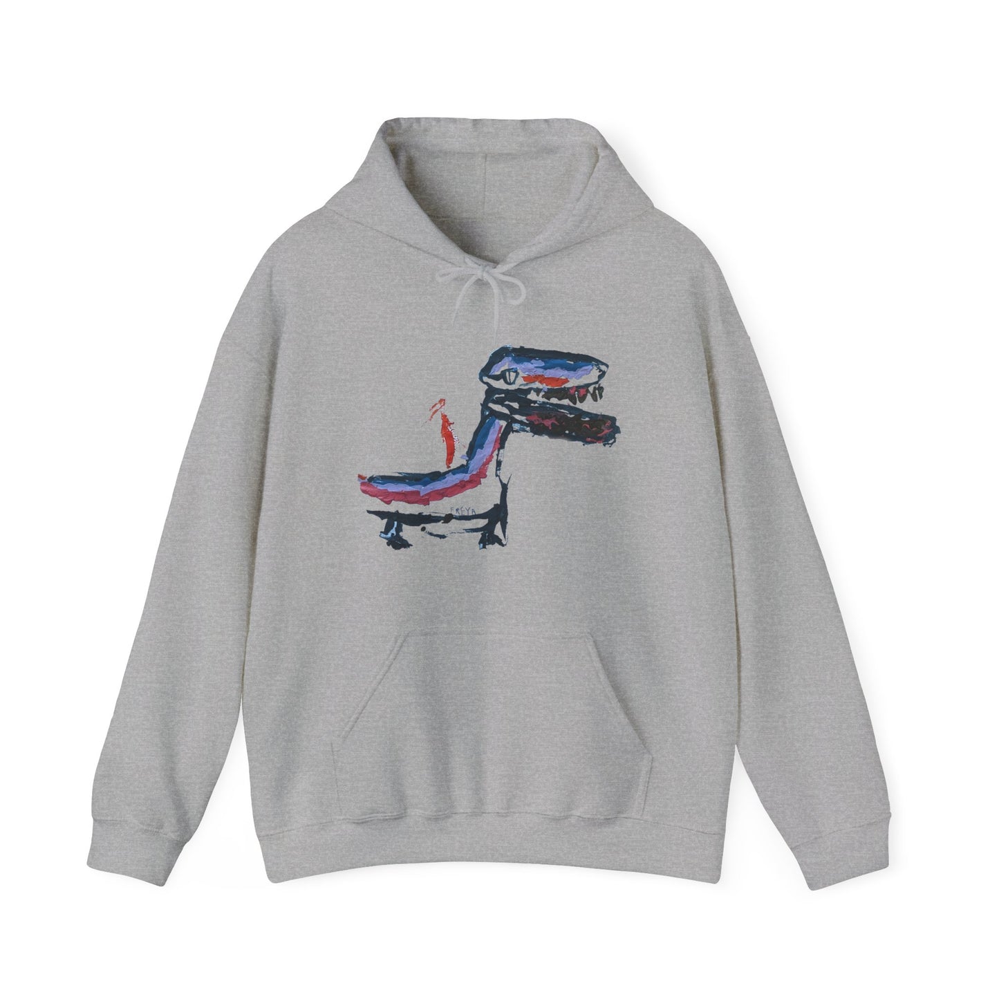 Dragon Rider - Designed by Freya age 5 - Unisex Heavy Blend™ Hooded Sweatshirt