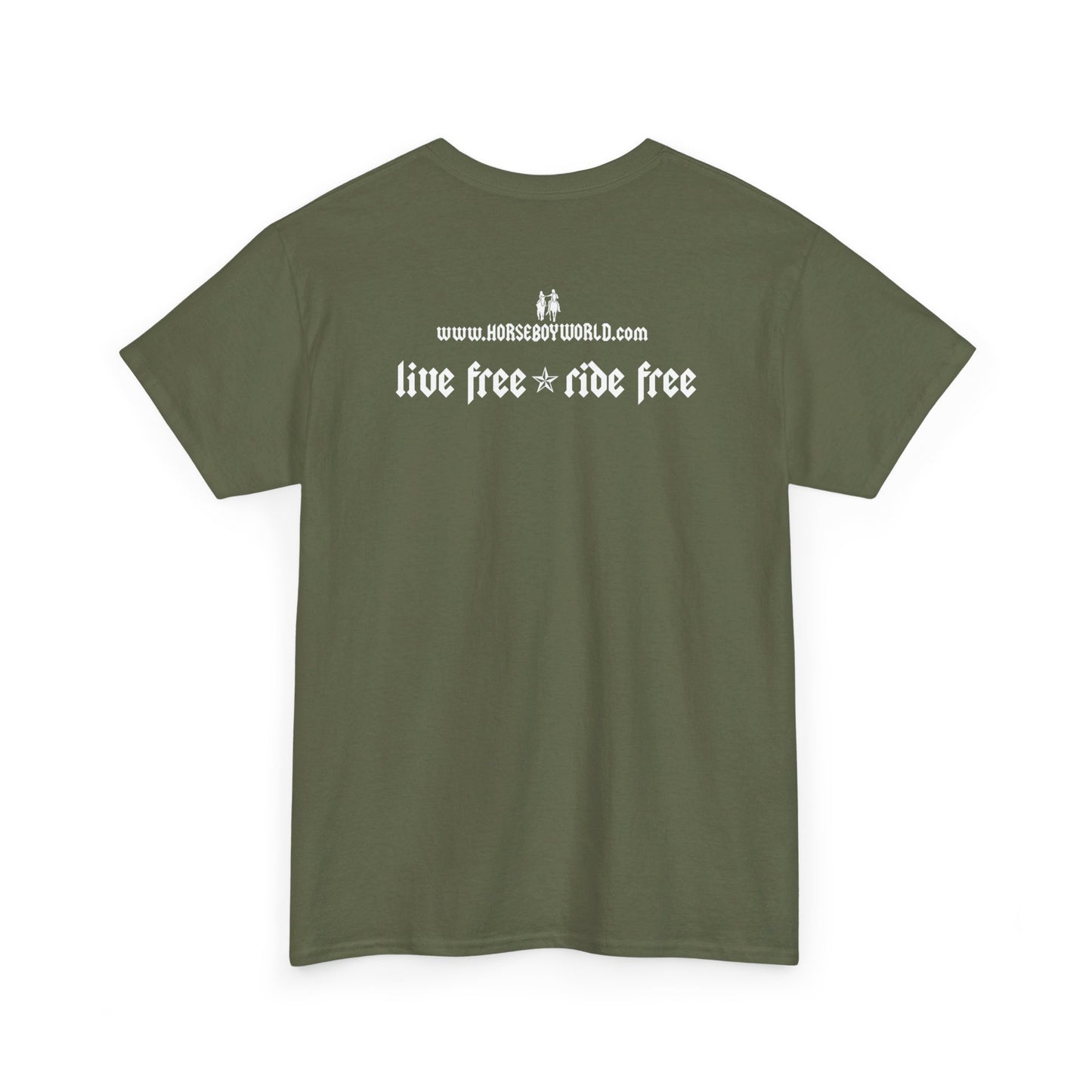 EU Printer - Horse Boy - Unisex Heavy Cotton Tee