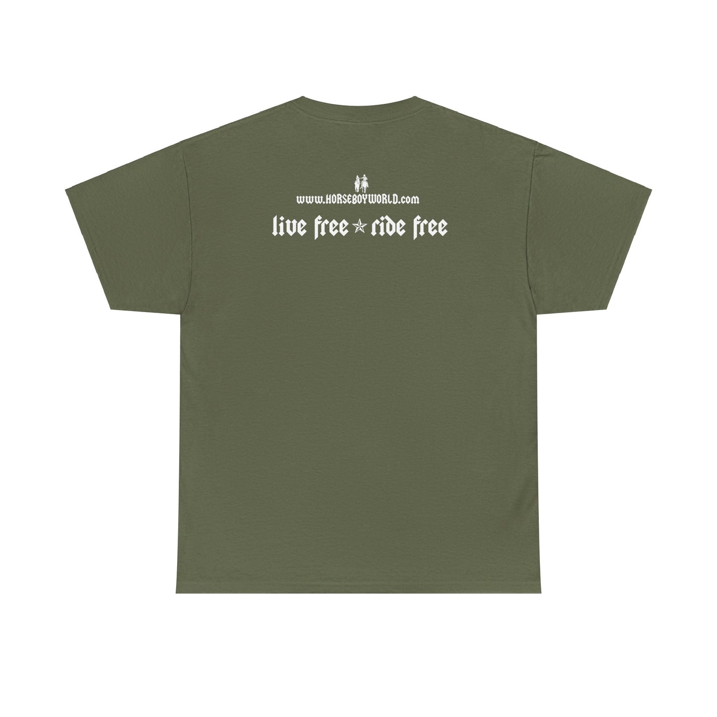 EU Printer - Horse Boy - Unisex Heavy Cotton Tee