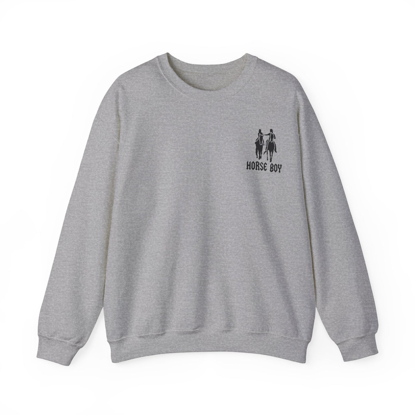 Horse Boy Logo Small - Unisex Heavy Blend™ Crewneck Sweatshirt