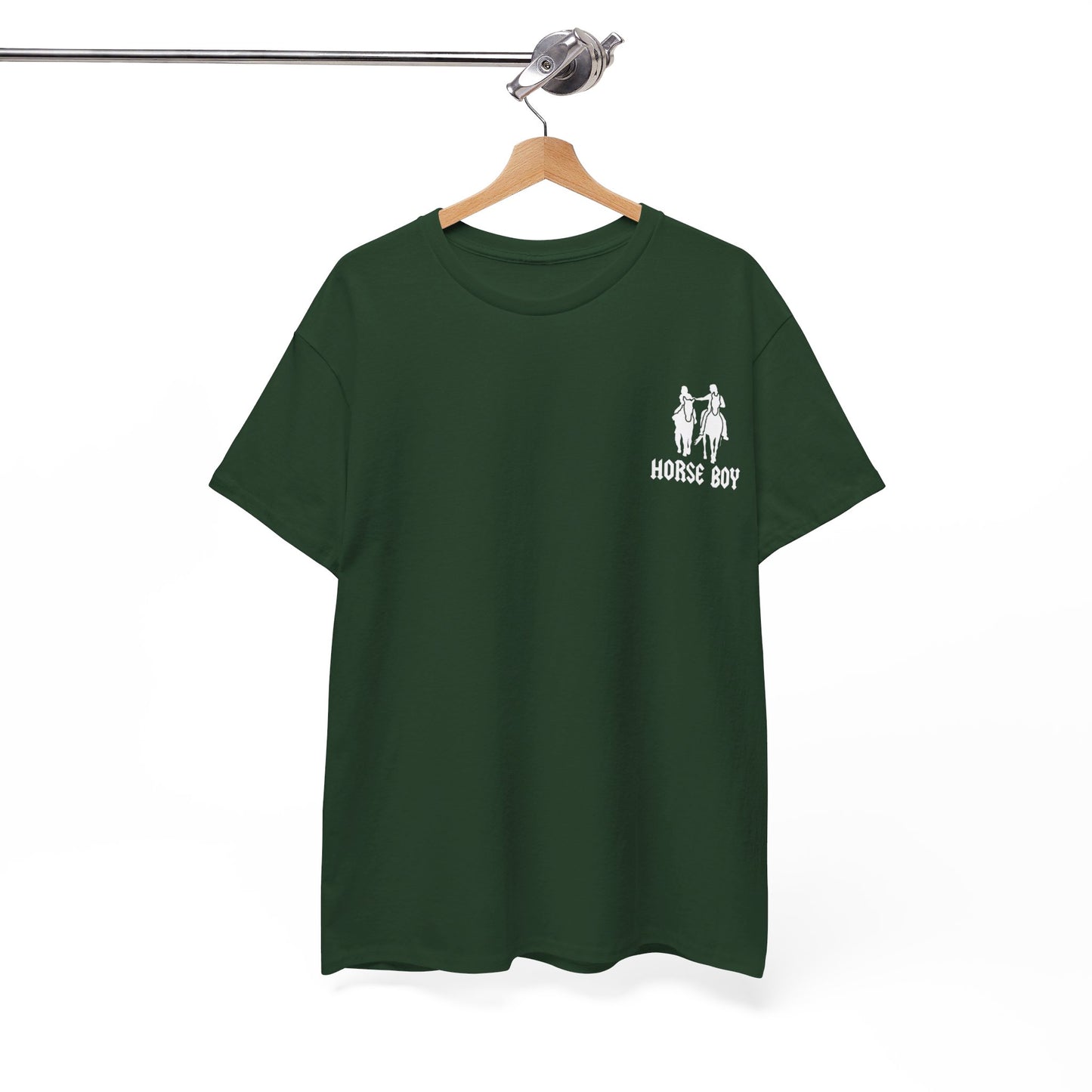 EU Printer - Horse Boy - Unisex Heavy Cotton Tee