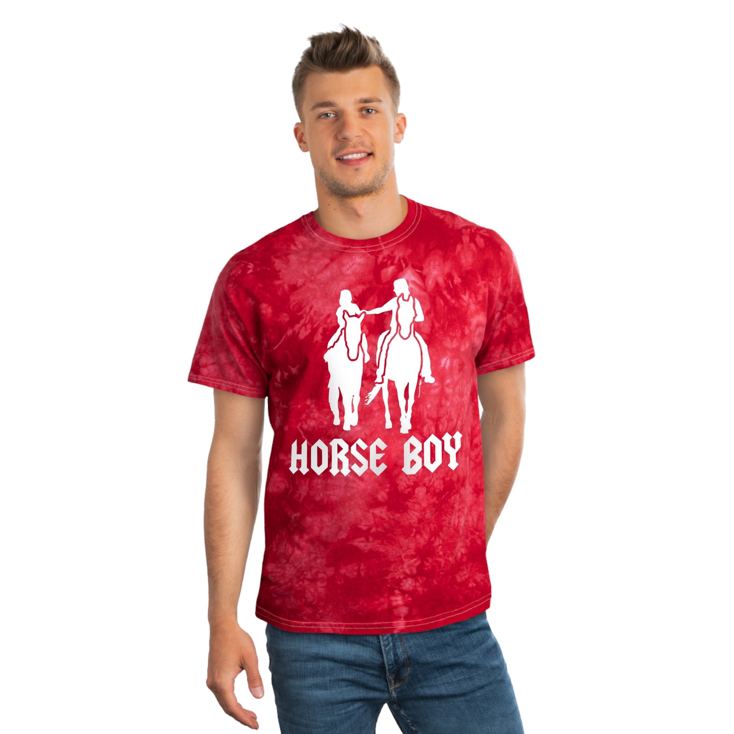 Horse Boy - Tie-Dye Tee, Crystal
