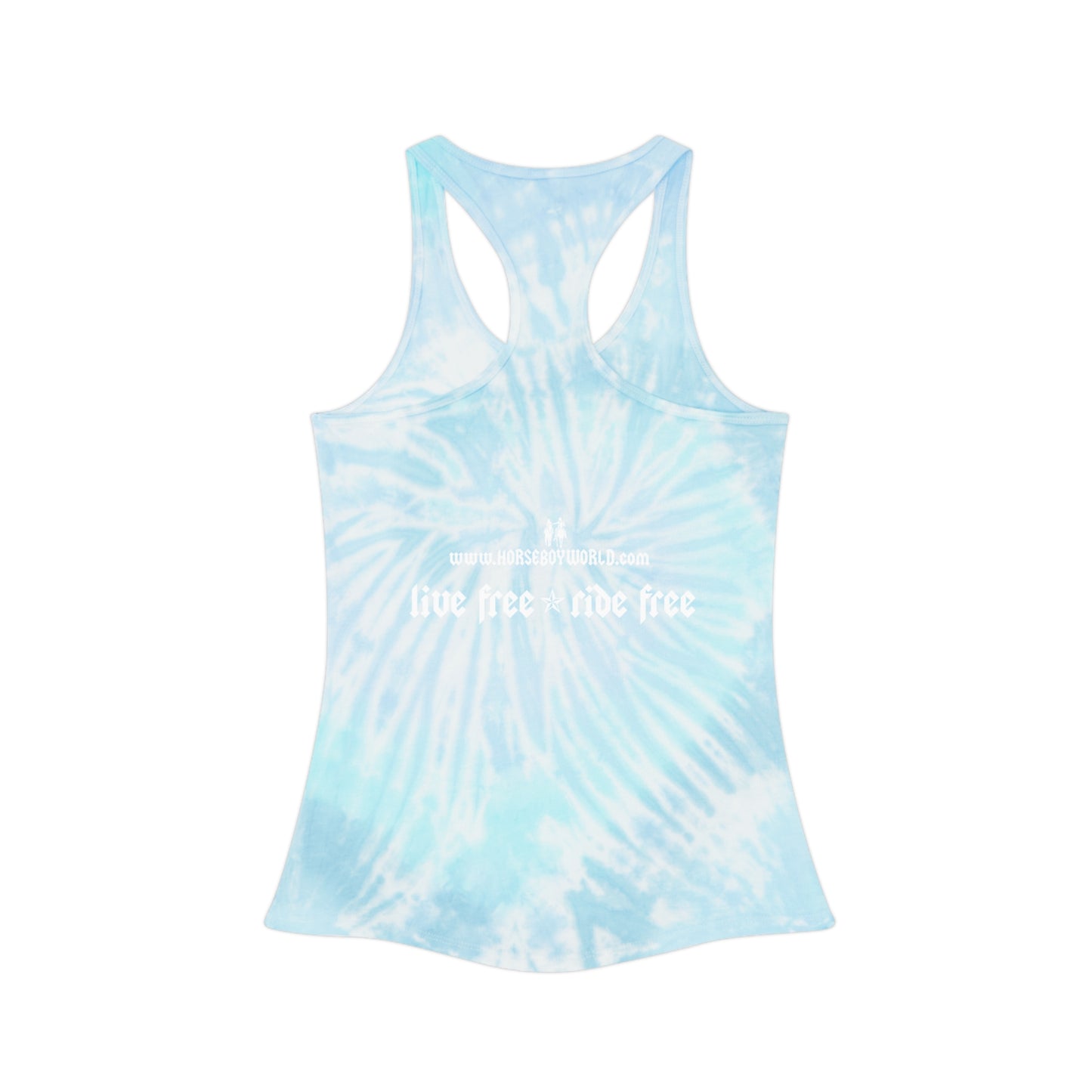 Horse Boy - Tie Dye Racerback Tank Top