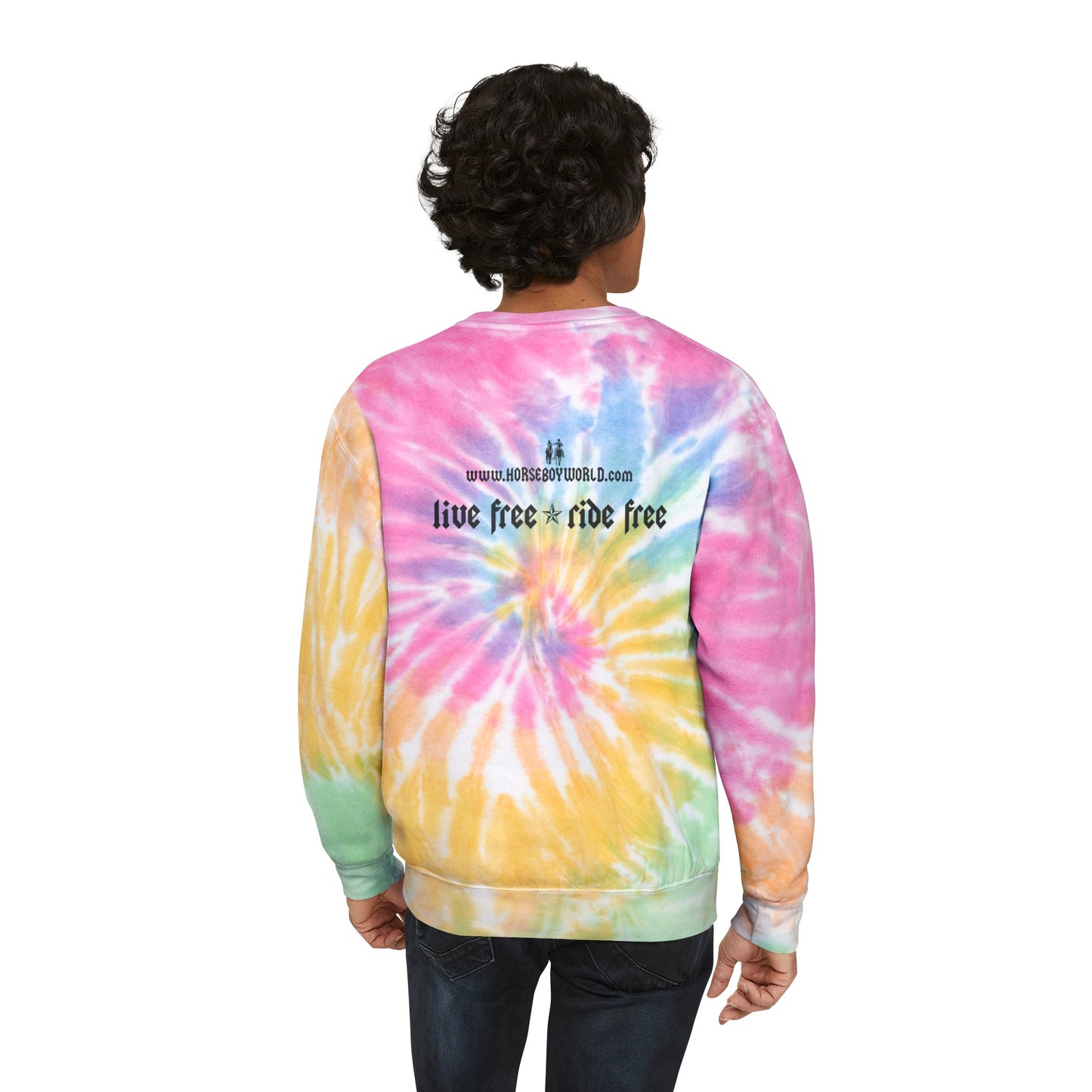 Horse Boy Tie Dye - Unisex Sweatshirt