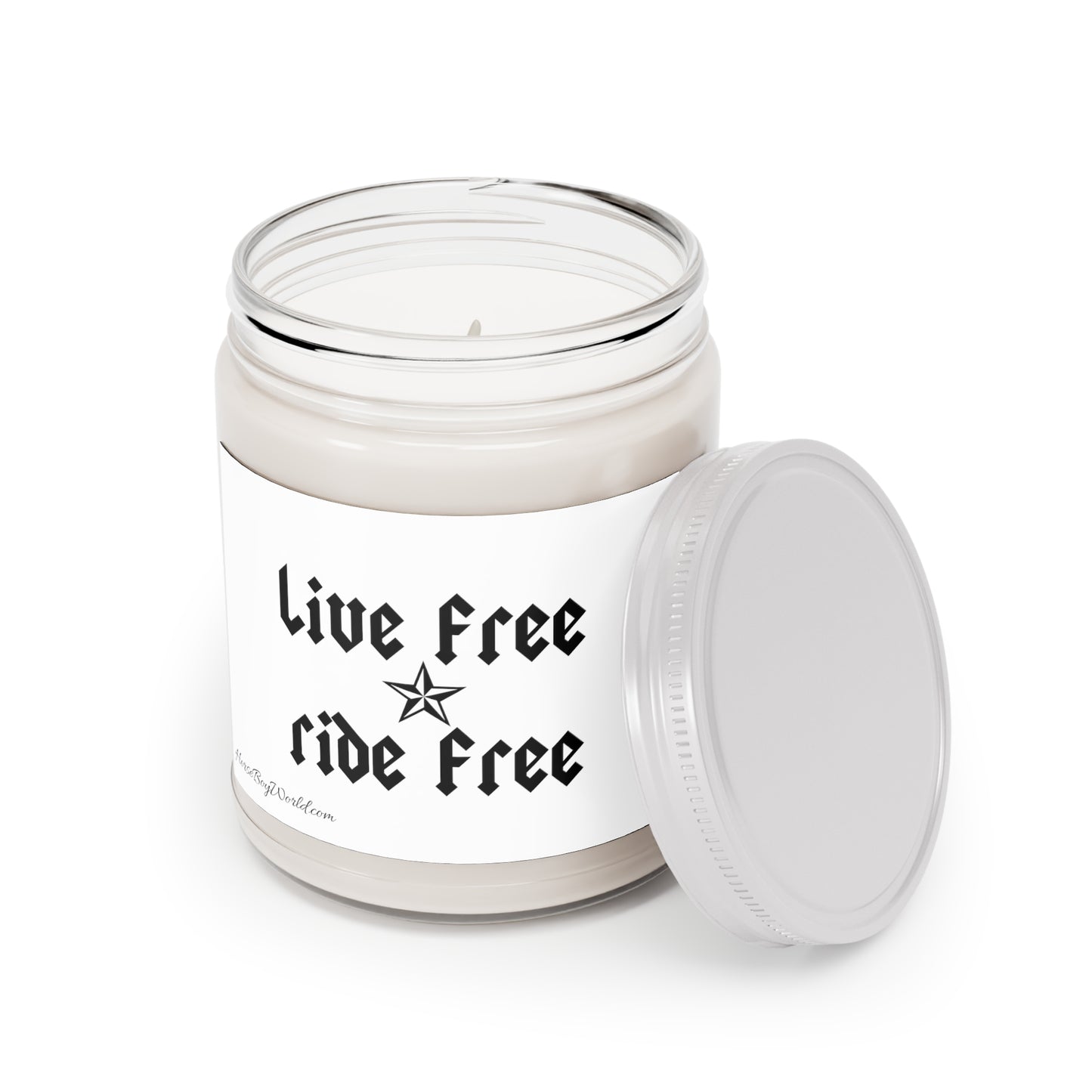 Live Free Ride Free - Scented & unscented Candles, 9oz