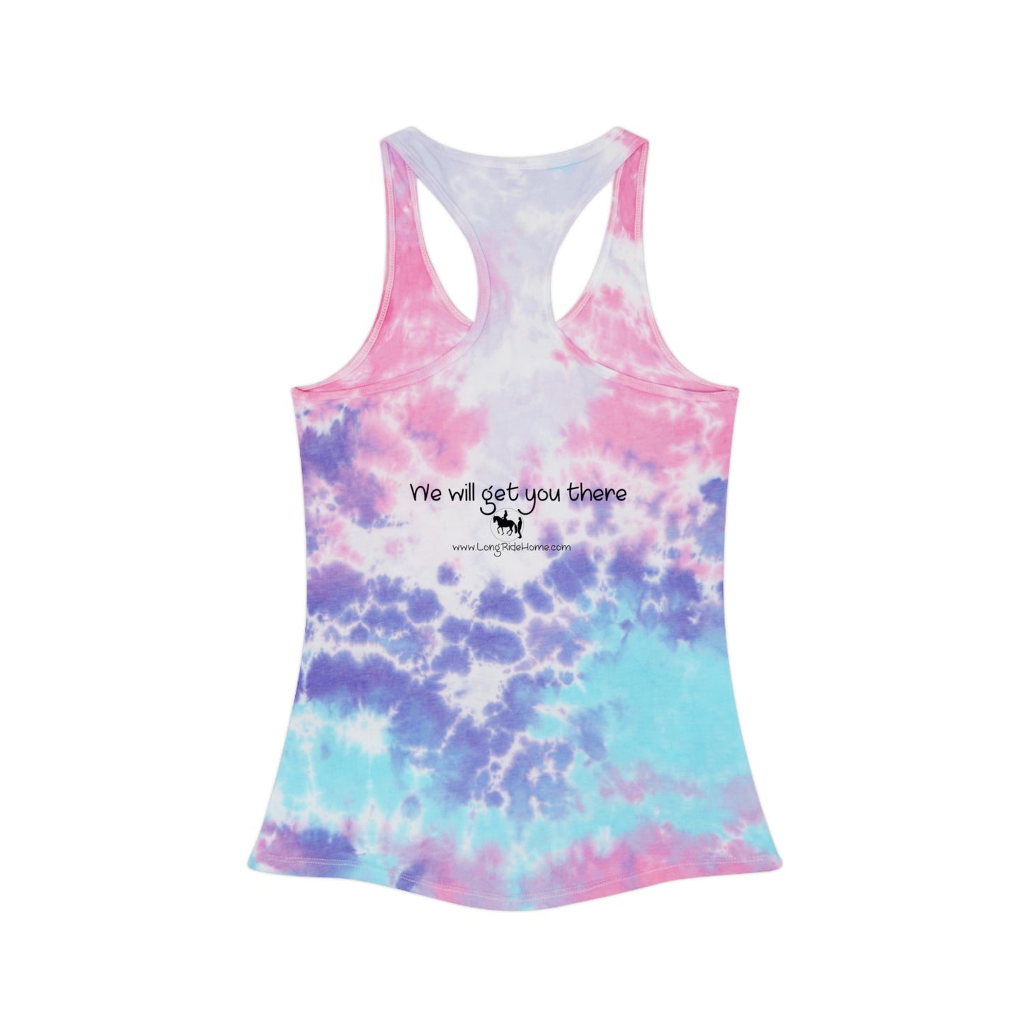 Long Ride Home - Tie Dye Racerback Tank Top