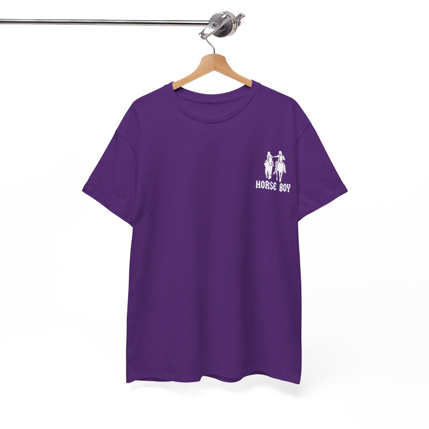 EU Printer - Horse Boy - Unisex Heavy Cotton Tee