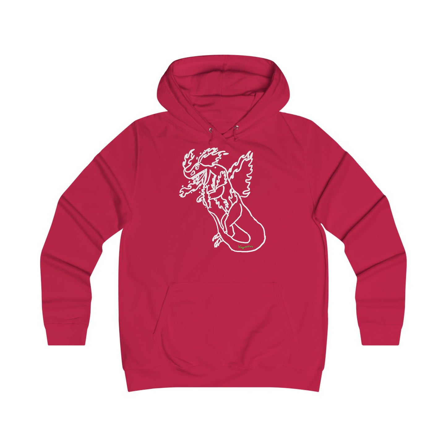 EU Printer - Fireblizzard - Female size College Hoodie