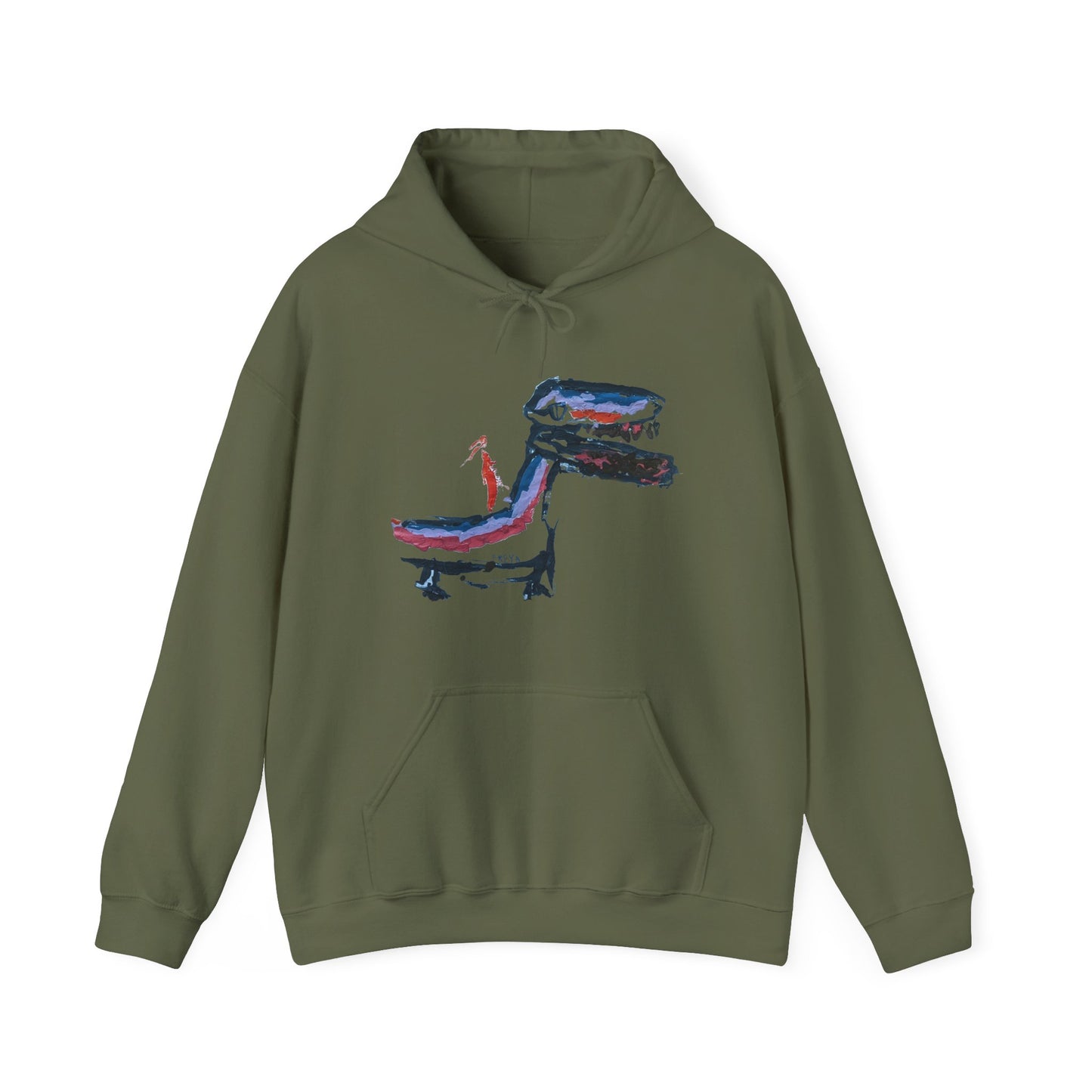 Dragon Rider - Designed by Freya age 5 - Unisex Heavy Blend™ Hooded Sweatshirt