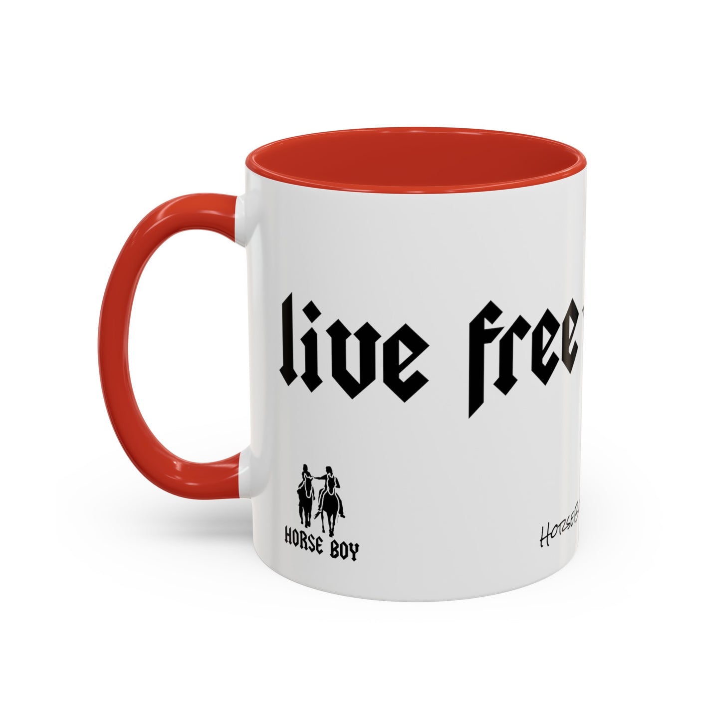 US - Live Free Ride Free - Accent Coffee Mug, 11oz