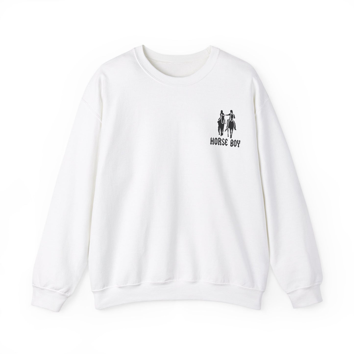 Horse Boy Logo Small - Unisex Heavy Blend™ Crewneck Sweatshirt
