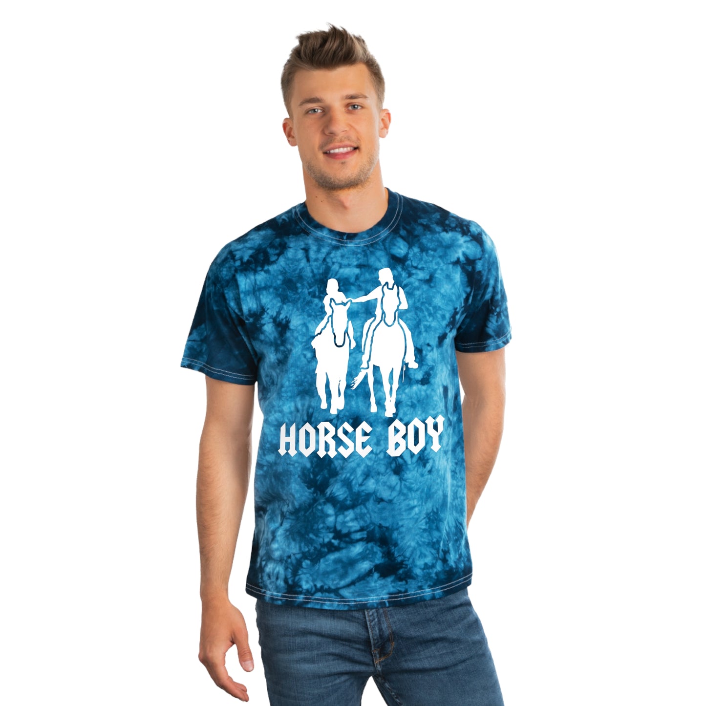 Horse Boy - Tie-Dye Tee, Crystal
