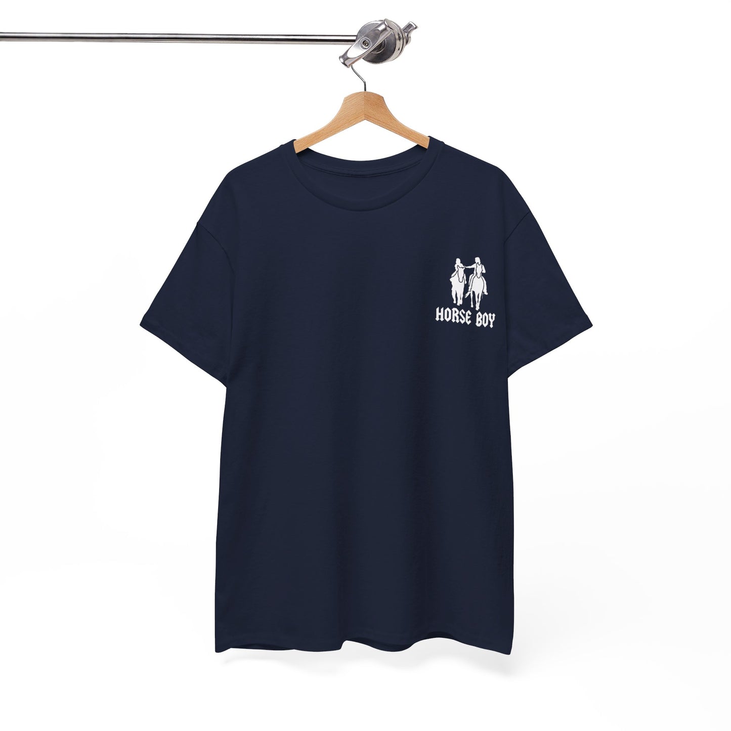EU Printer - Horse Boy - Unisex Heavy Cotton Tee